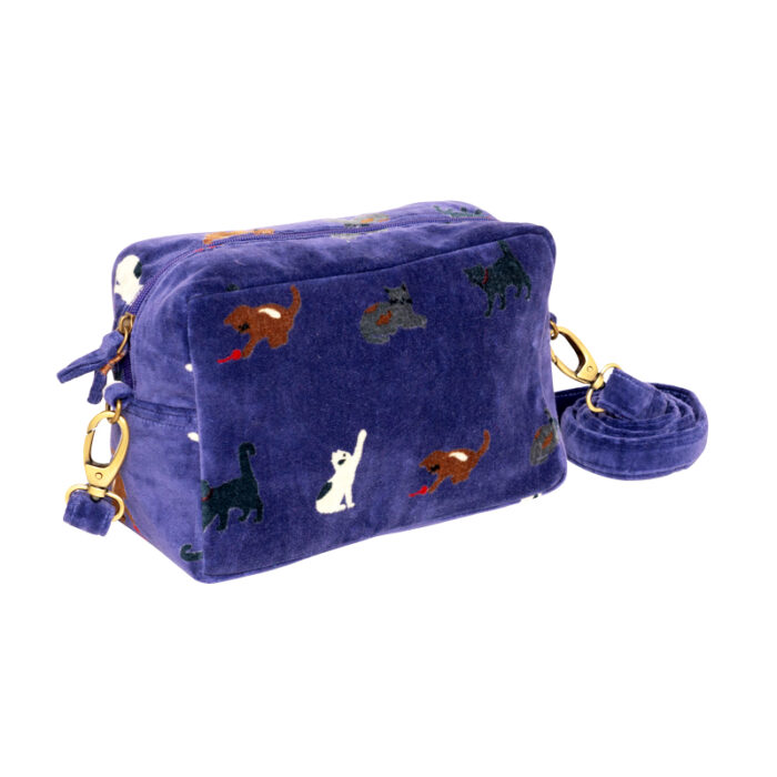 CUBO BAG GATO VIOLA